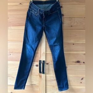 Vince  Skinny Denim Jeans Dark Classic Wash Stretch Size 4